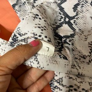 White and Black Bikini